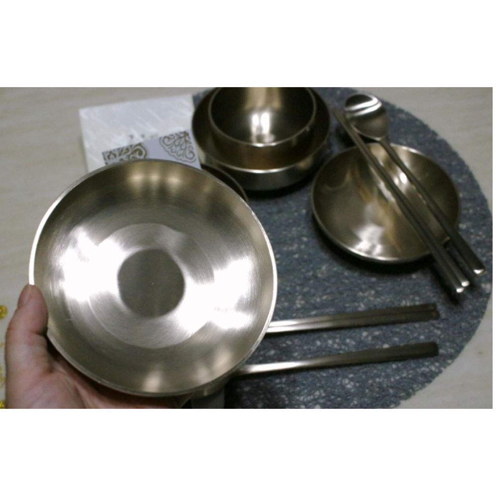 Amazon.co.jp: ゴールデンベル真鍮食器セット10P 10個入り韓国食器